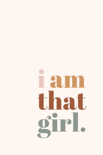 BULLET JOURNAL PLANNER--I AM THAT GIRL