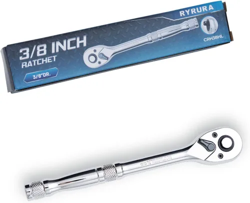 Vista 8 de Llave de trinquete de 1/2 pulgada,Llave de vaso estándar,Liberación rápida de 72 dientes,Característica de trinquete reversible con mango de metal