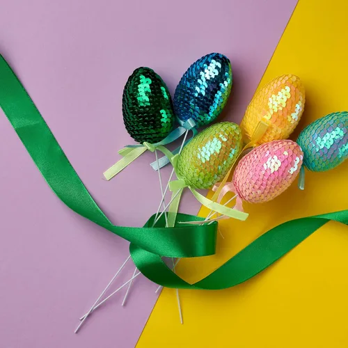 Vista 6 de LIUYAXI 2 Rollos de Cinta de Satén de Doble Cara Verde y Bosque, Total 50 Yardas, 3/8 Pulgadas x 25 Yardas Continuas Cada Rollo, Cinta