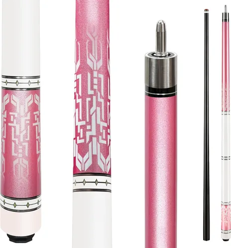 Vista 6 de HomeSeason Fiberglass Pool Cue 58" Professional Pool Stick 12.7mm 4-Layer Tip Low Deflection Cue Stick, 3 * 8/8Joint Pin, Ultra-Smooth, Billiard Cue