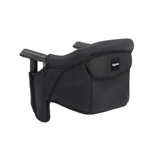 Inglesina Silla de Mesa Rápida, Negro - Silla Alta Portátil para Bebés - para Bebés y Niños Pequeños hasta 37 libras - Diseño Plegable - Se Adapta a