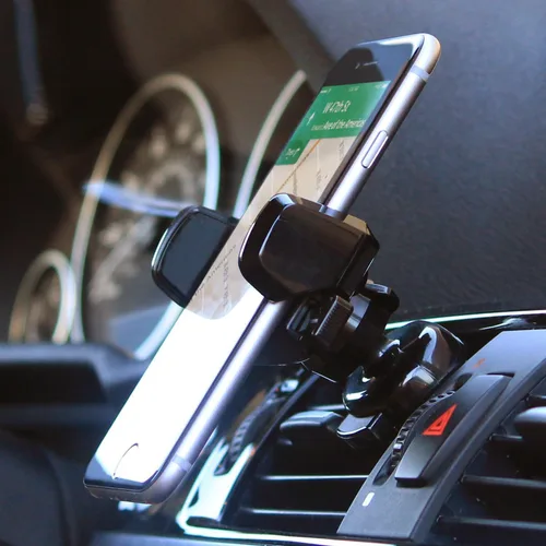 Vista 6 de iOttie Easy One Touch Mini Soporte de ventilación de aire para iPhone Xs Max R 8 Plus 7 Samsung Galaxy S10 E S9 S8 Plus Edge, Note 9 y otros