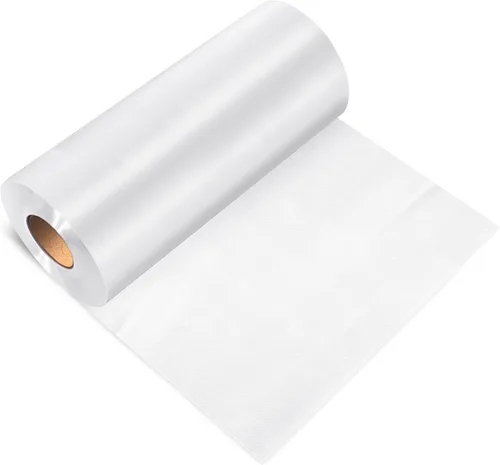 Vista 14 de Peryiter 1 rollo de 8 "x 100 yd Estabilizador de bordado de corte 25μM Estabilizador de respaldo para bordado Estabilizadores de costura ligeros