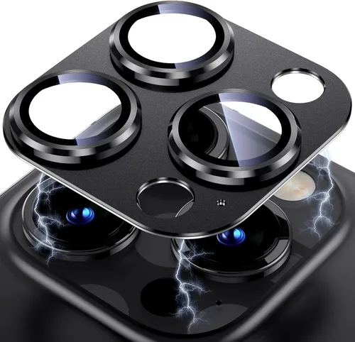 Vista 39 de Uyiton Protector de lente de cámara compatible con iPhone 17, no es fácil de romper, fuerte absorción, compatible con fundas, cubierta de pantalla