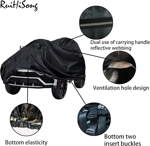 Vista 4 de Funda de coche para niños, resistente al aire libre 600D para niños, funda impermeable para niños, funda de coche de juguete con hebilla