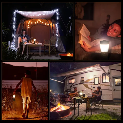 Vista 6 de Sofirn BLF LT1 Linterna de camping recargable, linterna LED con 8 LED LH351D, 24 horas de tiempo de funcionamiento en modo medio, linterna perfecta