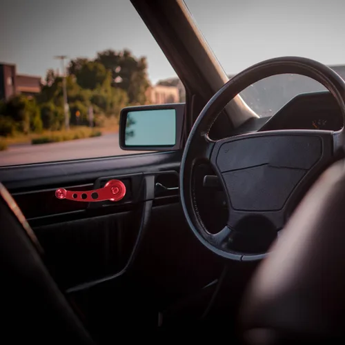 Vista 9 de BESPORTBLE Juego de reemplazo de manivela de ventana para coche, 1 par, color rojo