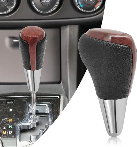 Compatible con textura de piel sintética de plástico negro y marrón para Toyota Camry Corolla Highlander RAV4