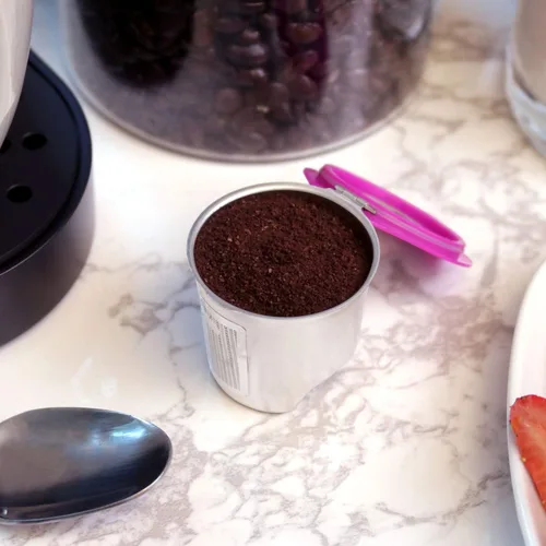 Vista 5 de Perfect Pod - Filtro de metal reutilizable de acero inoxidable para cápsulas de café, compatible con Keurig 1.0 2.0 K-Mini K-Slim (1-Stream) K-Duo