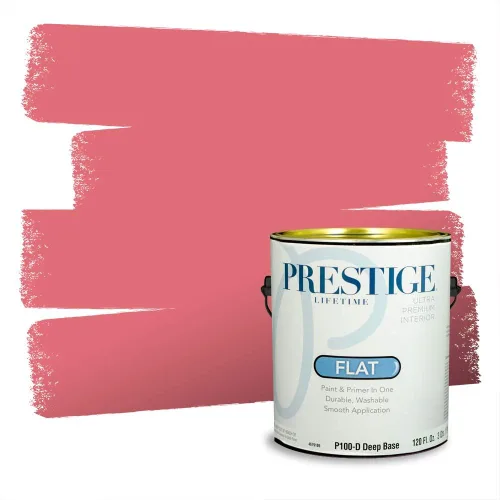 Vista 129 de Prestige Paints Pintura exterior e imprimación en uno, 1 galón, plano, coincidencia comparable de Valspar* Amber Rose*