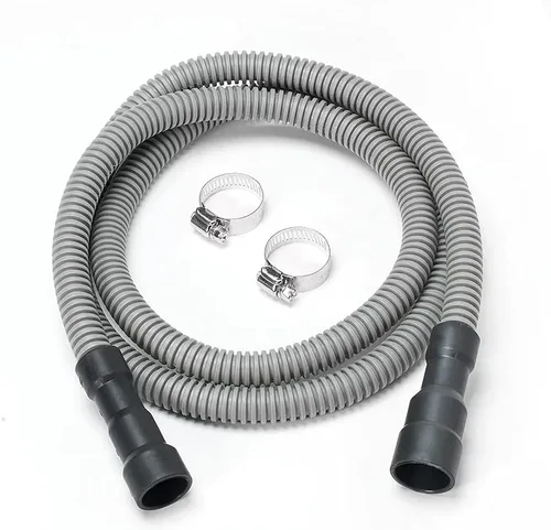Manguera universal de drenaje para lavavajillas, 6 pies, manguera corrugada y flexible para instalación o reemplazo de Kelaro