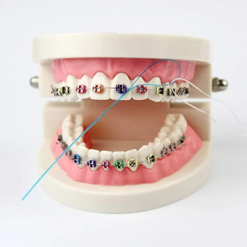 Vista 5 de EasyHonor Enhebradores de hilo dental para frenos, puentes e implantes, 210 unidades (paquete de 6)