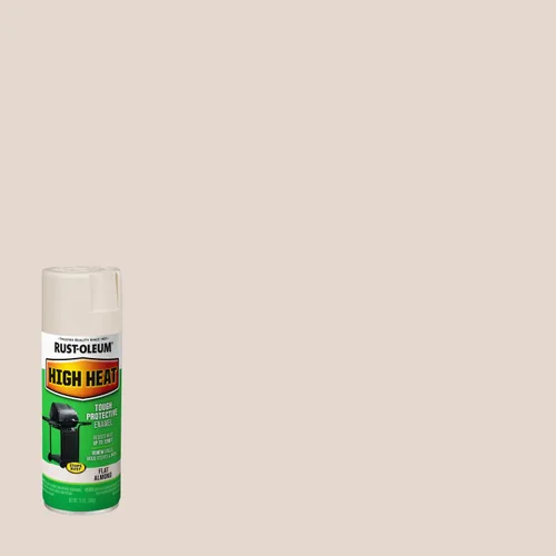 Vista 2 de Rust-Oleum 7750830 Pintura en aerosol de esmalte de alta temperatura, 12 onzas, almendra
