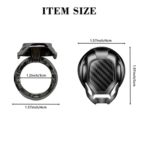 Vista 3 de Cubierta de botón de arranque y parada del motor Push Start para Dodge Challenger Charger Durango Auto General Motors Interruptor de encendido