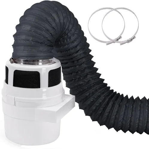 Vista 10 de 【MEJORADO】NOORNY Kit de ventilación para secadora de interior 3 en 1 con recogedor de pelusa para secadora eléctrica de ropa - Sin manguera incluida