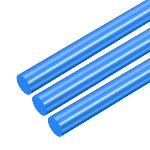 Vista 5 de uxcell Varilla redonda de plástico de 1/2 pulgada de diámetro y 20 pulgadas de longitud, varillas de polioximetileno, barras redondas de plástico
