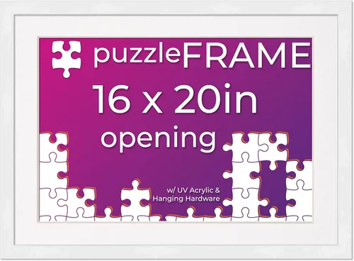 Vista 34 de Poster Palooza Kit de marco de rompecabezas de 11.25 x 38.25 pulgadas. El kit incluye hojas de pegamento para rompecabezas, marco de rompecabezas