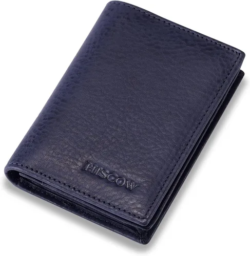 Vista 9 de Funda de piel para tarjetas de visita para hombres y mujeres, piel de becerro italiana