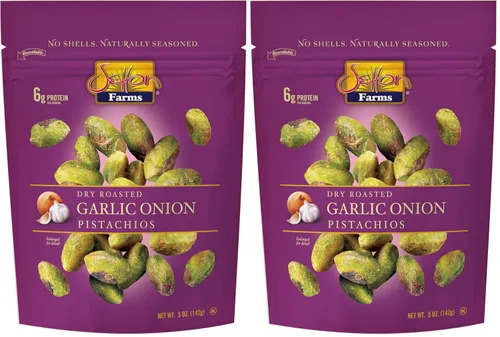 Vista 21 de Pistachos sazonados sin cáscara, sabor alitas de búfalo, bolsas de 2.5 onzas, paquete de 8, Kosher