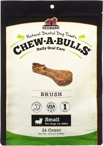 Vista 8 de Redbarn Chew-A-Bulls (Talla: Grande, Forma: Cepillo, 6 unidades (Paquete de 1))