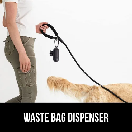Vista 5 de GORILLA GRIP Correa para perro, correas de cuerda reflectantes de servicio pesado para perros de razas grandes, medianas y pequeñas, esencial