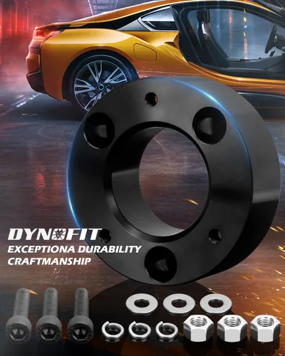 Vista 3 de Dynofit - Kit de nivelación con elevación de chasis delantero de 3 pulgadas para Ford F150 2WD 4WD 2004-2023 y Expedition 2003-2018, espaciadores