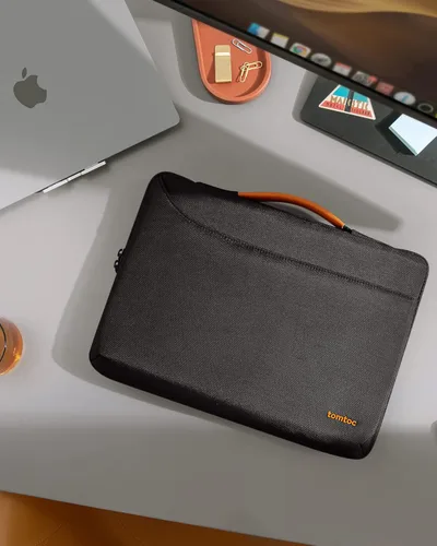 Vista 7 de tomtoc Funda protectora 360 para MacBook Air M5/A3449 2026, M4/A3240, M3/A3113, M2/A2681, M1/A2337, MacBook Pro M2/M1 de 13 pulgadas, resistente al