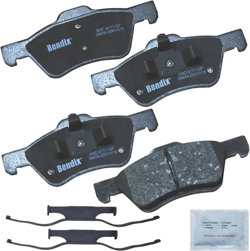Vista 386 de Bendix Pastillas de freno delanteras de cerámica Priority1 CFC465AK2 para Acura EL 2005-1997, Honda Civic 2011-1996, Insight 2014-2010
