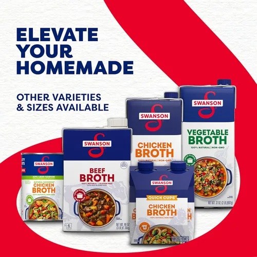Vista 8 de Swanson - Caldo de huesos de pollo, envase de cartón resellable de 32 onzas