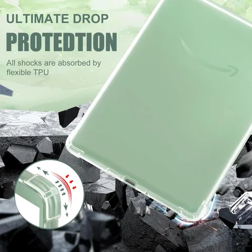 Vista 7 de Funda transparente CoBak exclusiva para Kindle de 6 pulgadas 2024 y 2022 (11.ª generación) - Funda ultra delgada de TPU transparente y suave