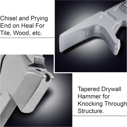 Vista 3 de Vaughan - Herramienta de demolición multifunción de 15 pulgadas, martillo, extractor de clavos, multiuso, construcción resistente, herramientas