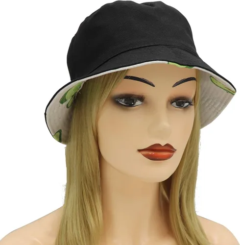 Vista 4 de Umeepar Sombrero de pescador unisex reversible plegable para el sol para hombre y mujer