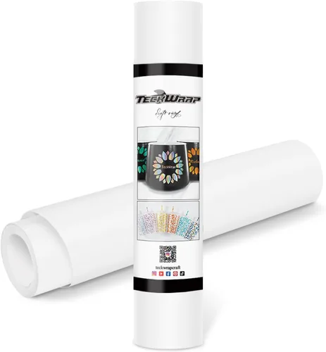 Vista 16 de TECKWRAP - Vinilo adhesivo permanente 12 pulgadas x 10 pies, Negro brillante