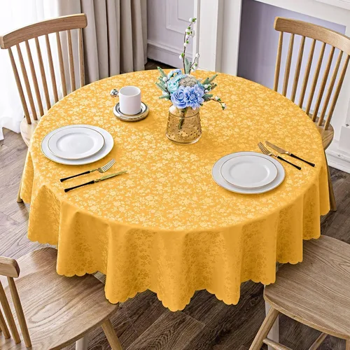 Vista 50 de Smiry Square Table Cloth, Waterproof Heavy Duty Vinyl Tablecloths, Wipeable Washable Table Cover for Kitchen and Dining Room (Baby Blue, 54" X 54")