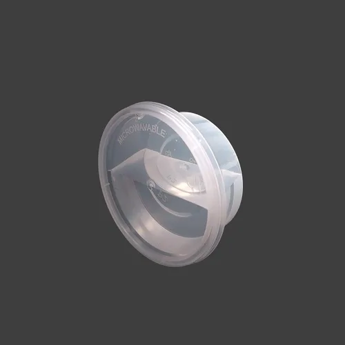 Vista 3 de XINGLIAN Contenedores de almacenamiento de bolas de espuma transparente de 4 onzas con tapas para hacer manualidades, 50 unidades.