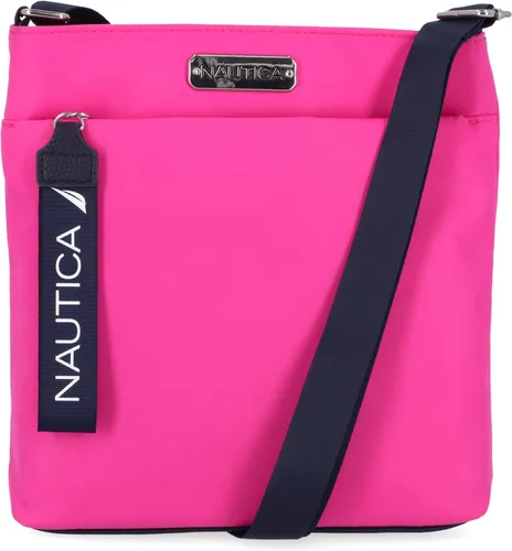 Vista 2 de Nautica Diver - Bolso cruzado pequeño de nailon para mujer, con correa de hombro ajustable