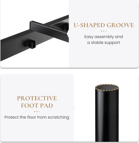 Vista 6 de SHA CERLIN Marco de cama de plataforma de metal tamaño individual de 14 pulgadas, cabecera y estribo victorianos/base de colchón de listones