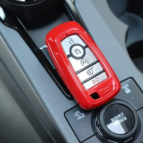 Vista 9 de para Ford Bronco/Sport Carcasa de Llavero, Funda Protectora de Llaves Compatible con Ford Bronco/Sport 2021 2022 2023 (ABS, Naranja)