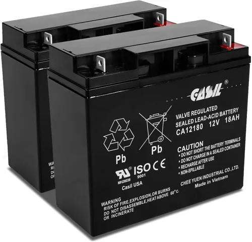 Vista 7 de Casil 12V 3.3AH recargable sellada plomo ácido SLA AGM batería reemplaza 12volt 3ah 3.2ah 3.4ah