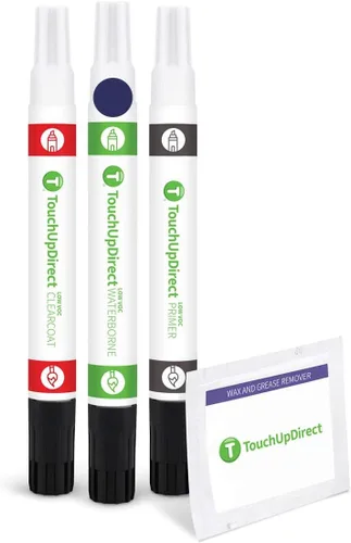 Vista 318 de TouchUpDirect QAK - Aerosol de pintura de retoque de color blanco sólido compatible con Nissan Exact Match - Kit esencial