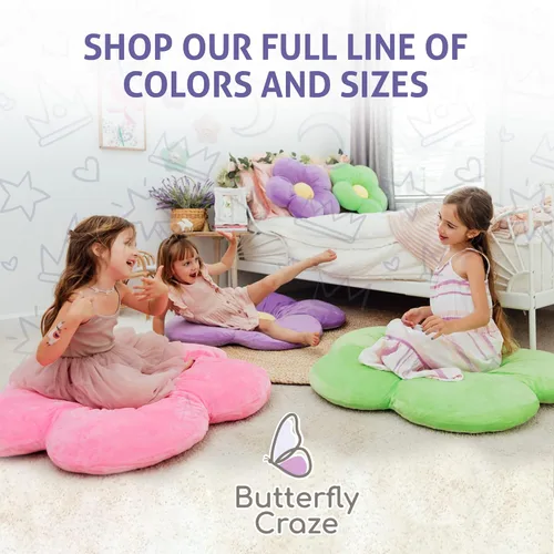 Vista 6 de Almohada de cama para niña scomo cojín de nook de lectura decorativo y suave. Regalos que la harán sonreír