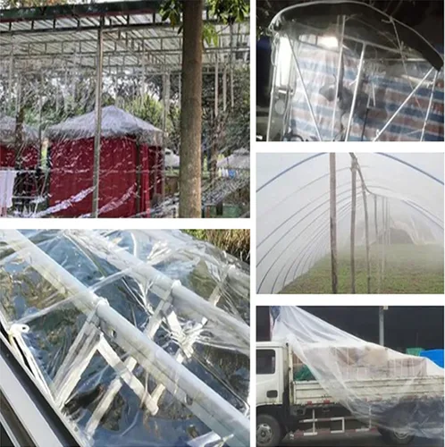 Vista 7 de Lonas - Lona de PVC transparente de 2 x 5 pies, resistente al desgarro, resistente al desgarro, impermeable, de vinilo transparente, toldo