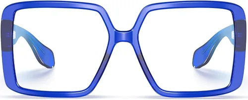 Vista 12 de VISOONE Gafas gruesas de gran tamaño con bloqueo de luz azul para mujer