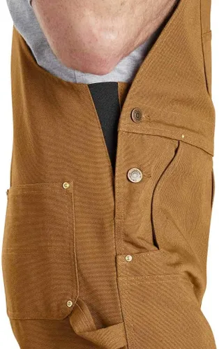 Vista 3 de Carhartt - Overol con pechera de lona de ajuste relajado para hombre