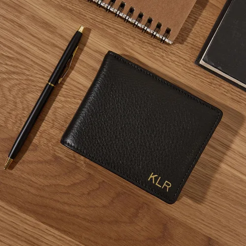 Vista 3 de Leatherology Cartera Bifold Delgada para Hombres – Cartera Delgada de Bolsillo Frontal con 6 Ranuras para Tarjetas, Compartimento para Billetes y 2