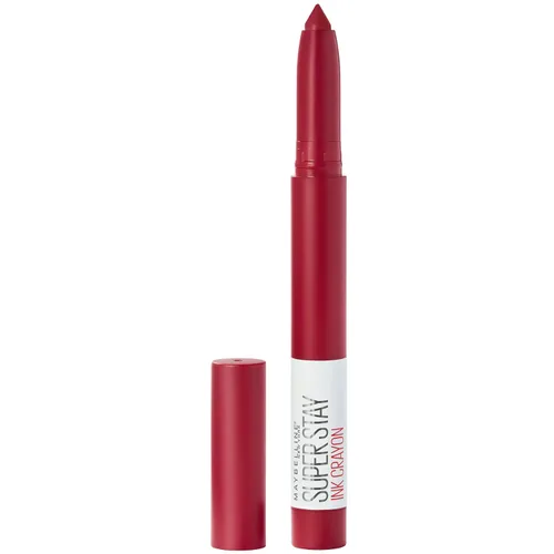 Vista 31 de Maquillaje de lápiz labial Maybelline Super Stay Ink Crayon, lápiz labial mate con punta de precisión con sacapuntas integrado, larga duración