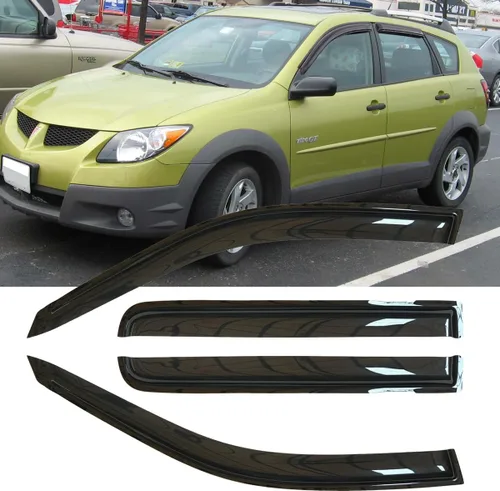 Vista 3 de 4 deflectores de viento originales inastillables para ventana lateral, protección contra la lluvia, humo oscuro, viseras de ventilación compatibles