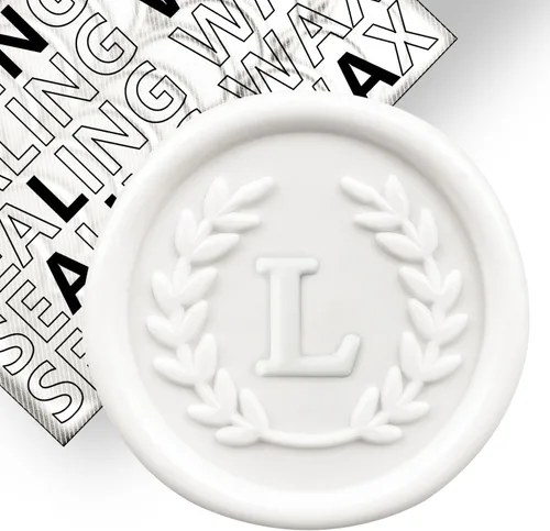 Vista 57 de 50 piezas de calcomanías adhesivas de sello de cera doradas con letras C, hechas a mano, no necesitan sello, calcomanías de cera para rasgar y usar