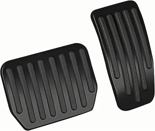 Vista 11 de Juego de almohadillas de pedal negras para Tesla Model 3 Model Y 2016-2026, accesorios de cubiertas antideslizantes para pedales, almohadillas