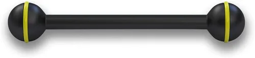 Vista 2 de Brazo de bola doble de 5 "/12,7 cm, aleación de aluminio, brazo de extensión de cabeza de bola, conector de sistema de iluminación subacuática